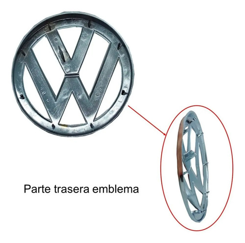 Emblema Persiana Cromado Volkswagen Fox Modelo 2015 A 2020 - Image 2