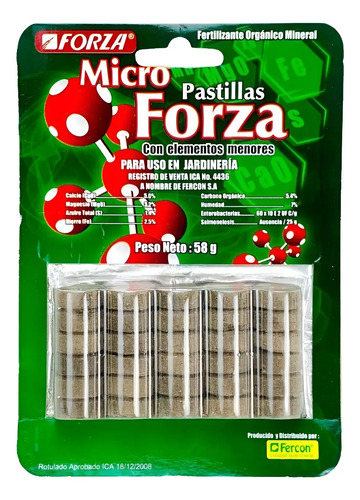 Pastillas Micro Forza X30 Forza