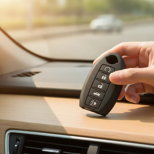 Forro Funda Para Control De Llaves De Carros Nissan - Image 3