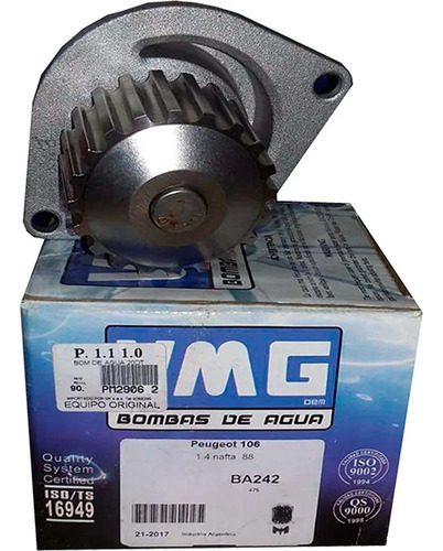 Bomba De Agua Peugeot 106 1.4 20 Dientes Vmg - Image 4