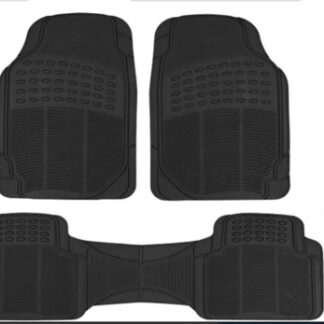 Kit Tapetes Para Auto Material Caucho Pvc 3 Pzs Universales