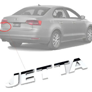 Emblema Cromado Tapa Baul Jetta 2010/2014 Plateado Plateado