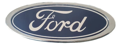 Emblema Tapa Baúl Ford Fiesta Azul Ovalado - Image 3