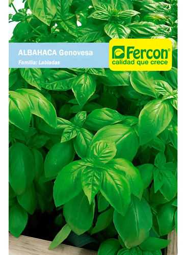 Semillas De Albahaca Genovesa Aromáticas Fercon