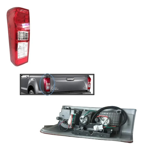 Stop Izquierdo Isuzu D-max 2014-18 + Conectores Y Bombillos - Image 3