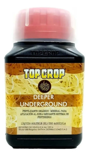 Fertilizante Deeper Underground 250ml Topcrop Enraizante - Image 3