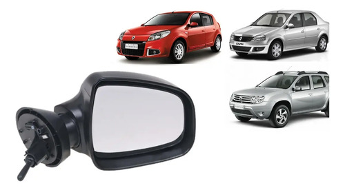 Espejo Manual Renault Sandero, Logan, Duster 2009-15 Lh O Rh - Image 2