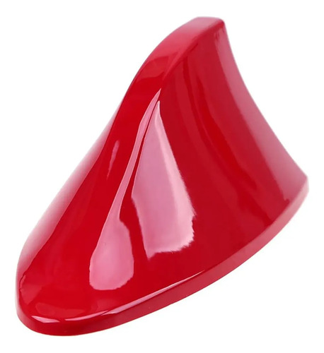 Antena De Lujo Am/fm Para Carro Aleta De Tiburón Roja Rojo - Image 2