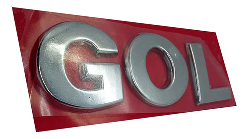 Emblema Gol 11 X 3 Cromado