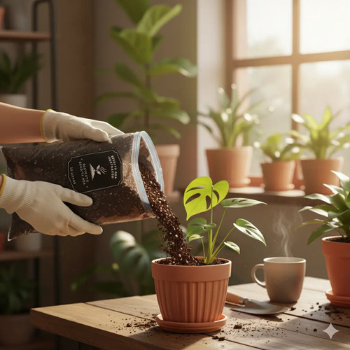 Sustrato Para Plantas Mezcla Cultivo Abonado Jardín 10litros - Image 4