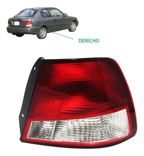 Stop Derecho Accent 00/02 Con Conectores - Image 2