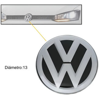 Emblema Cromado Persiana Volkswagen Golf 2008 A 2013