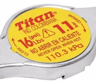 Tapa Para Radiador 14/18 Psi 16lbs 1.1 Bar Titan