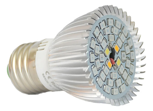Bombillo Led Full Espectro 40w Cultivo Crecimiento Plantas Rosa Claro