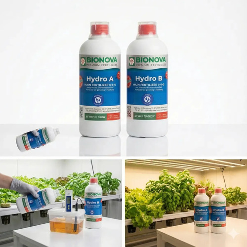 Fertilizantes Orgánico Mineral Bionova Hydro A+b 1 Litro - Image 3