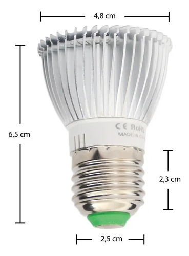 Bombillo Led Full Espectro 40w Cultivo Crecimiento Plantas Rosa Claro - Image 5