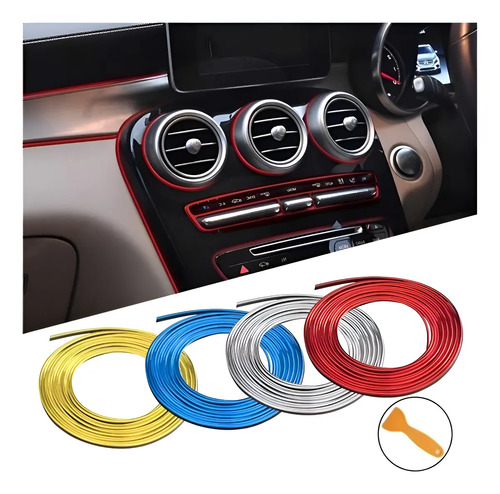 Cinta Moldura Decorativa Interior Carros 5mts