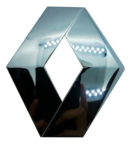 Emblema Logan Sandero 9 X 7 Plateado