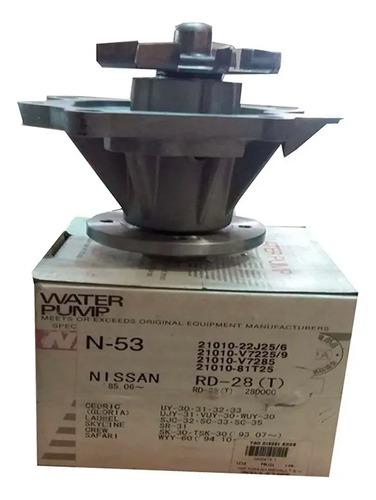 Bomba De Agua Nissan Y60 Diesel - Image 3