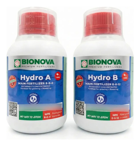 Bionova Fertilizantes Hydro A+b 250 Ml