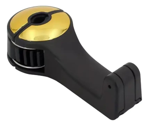 Gancho Para Silla De Carro Y Soporte De Celular 2 En 1 Dorado Oscuro - Image 3