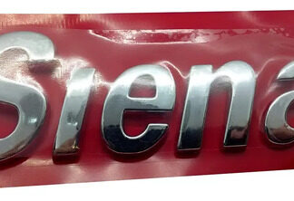 Emblema Palabra Siena 14 X 3 Cromado
