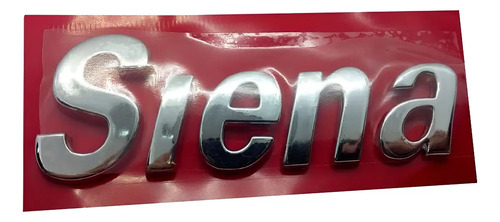 Emblema Palabra Siena 14 X 3 Cromado