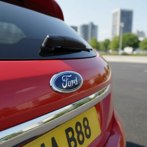 Emblema Tapa Baúl Ford Fiesta Azul Ovalado - Image 4