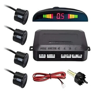 Sensor Parqueo Reversa Displau Led 18 Mm Negro