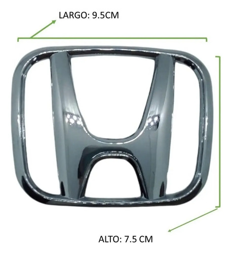 Emblema Cromado Persiana Honda Fit 2009/2014 - Image 2