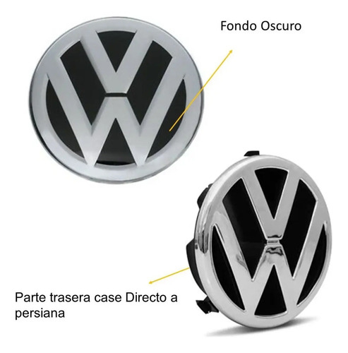 Emblema Cromado Persiana Volkswagen Golf 2008 A 2013 - Image 2