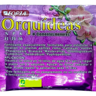 Fertilizante Para Orquideas (plantas) Soluble Forza 15 Grs