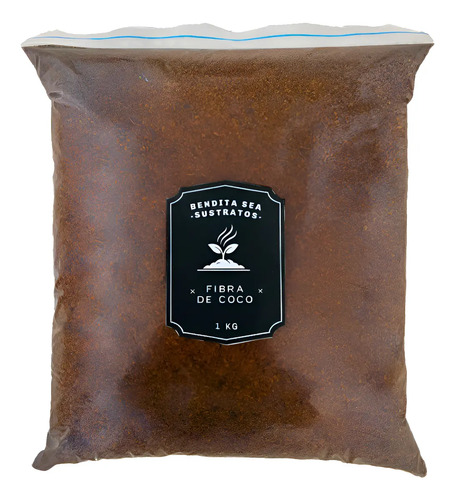 Fibra De Coco X 1kg Sustrato Para Cultivo