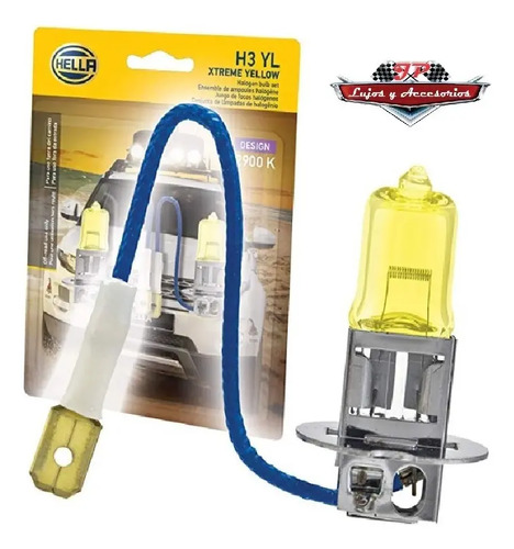 H3 Hella Bombillo Para Carro Alta Potencia Yellow Extreme!! - Image 3