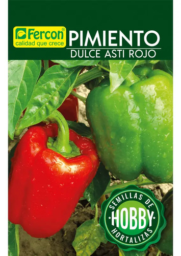 Semillas De Pimiento Dulce Asti Rojo Hortalizas Fercon - Image 2