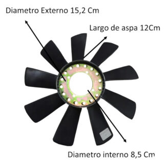 Aspa Motoventilador Nissan Mt3000 Cabstar