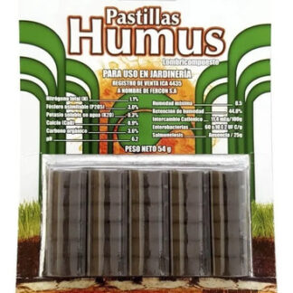 Abono Pastillas Humus X30 Para Plantas Sustrato Fertilizante