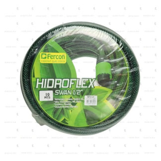 Manguera De Jardín Fercon Hidroflex De Polipropileno 10 M Con Acoples Verde Oscuro