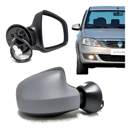 Espejo Derecho Eléctrico Renault Logan Sandero Stepway Derecho