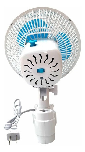 Ventilador Clip Oscilante 2 Velocidades 6 Pulgadas 23 Cm Blanco - Image 3