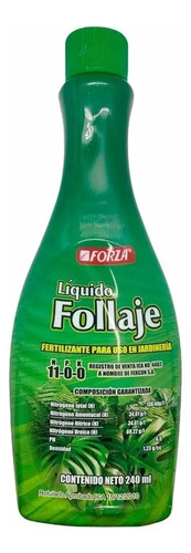 Forza Fertilizante Líquido Follaje 240ml