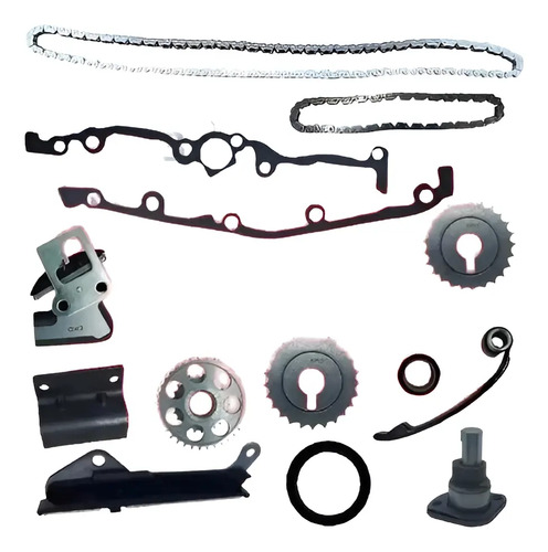 Kit Cadena Repartición Nissan Sentra B13 B14-almera Mot Ga16
