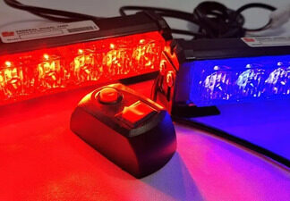 Federales Luces Led Strober Carro Luces Policiales