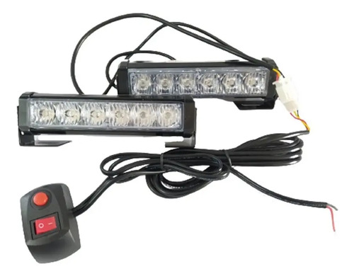 Federales Luces Led Strober Carro Luces Policiales - Image 3