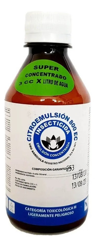 Insecticida Citroemulsión 800 Ec Fercon 230ml