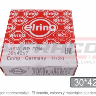 Retenes Cig. del Polea Tw I R-9I Lg Sy 8V 30*42*7 Elring