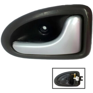 Manija Puerta Int Der Renault Symbol Clio Ii De Guaya Gris Negra Delantera/trasera