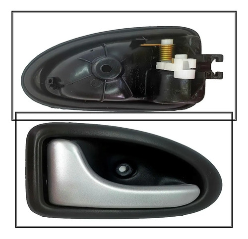 Manija Puerta Int Izq Renault Megane Symbol De Guaya Gris Trasera - Image 2