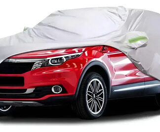Pijama Carpa Para Carro Hatchback Impermeable Ajustada Plateado