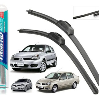 Par Plumillas Renault Clio/symbol 2004-2020 Titan Hd Aqua